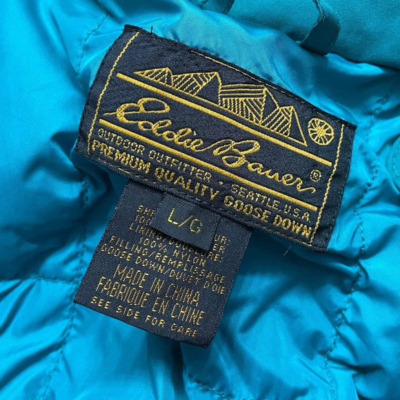Eddie Bauer Gore-Tex Ridge Line Premium Goosedown Down Jacket Hooded Coat Parka - Picture 2 of 14